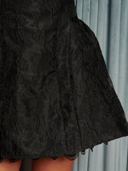 Screenplay Jacquard Mini Dress Coal Black / Z