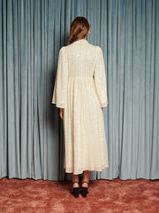 Reel Embellished Maxi Dress Cream Ivory / Z