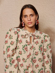 Ember Tapestry Mini Dress Vintage Cream / Z