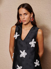 Glow Flora Mini Dress Coal Black / Z