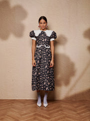 Eclipse Ditsy ミディワンピース