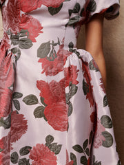 Good Days Jacquard Mini Dress Baby Pink / Z