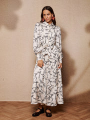 Amara Bow Maxi Dress Vintage Cream / Z