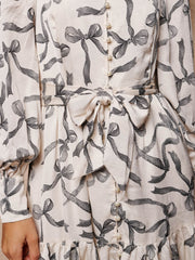 Amara Bow Maxi Dress Vintage Cream / Z