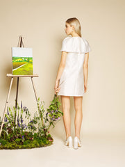 Opaline Embellished Mini Dress Pearled White / Z