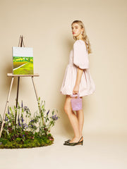Violette Spot Bubble Mini Dress Washed Pink / Z