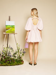 Violette Spot Bubble Mini Dress Washed Pink / Z