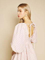 Violette Spot Bubble Mini Dress Washed Pink / Z