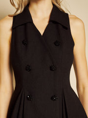 Hélène Boucle Mini Dress Coal Black / Z