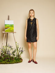 Marguerite Jacquard ミニワンピース