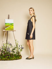 Rosemary Denim Mini Dress Coal Black / Z