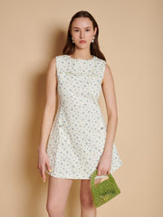 Dalarna Ditsy Mini Dress Ditsy In Pink / Z