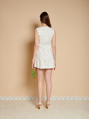 Dalarna Ditsy Mini Dress Ditsy In Pink / Z