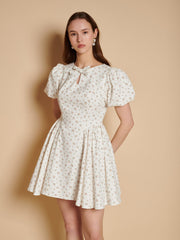 Elin Ditsy Mini Dress Ditsy In Pink / Z