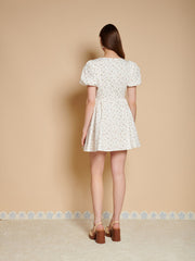 Elin Ditsy Mini Dress Ditsy In Pink / Z