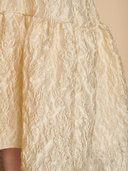Yarrow Jacquard Midi Dress Butter Yellow / Z