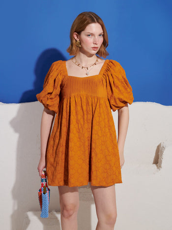 Orange Blossom Mini Dress Burnt Orange / Z