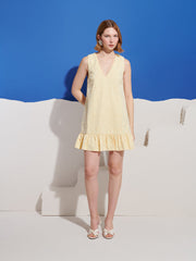 Lemon Zest Embellished ミニワンピース