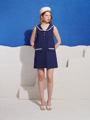 Breeze Tweed Sailor Dress