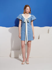 Kasos Denim Bow ワンピース