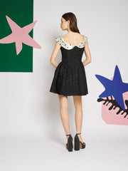 Margaux Jacquard Mini Dress Black / Z