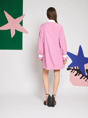 Brigitte Contrast Mini Dress Gum Pink / Z