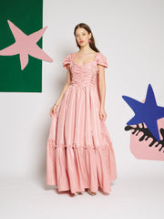 Antibes Taffeta マキシワンピース