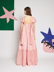 Antibes Taffeta Maxi Dress Nude Pink / Z