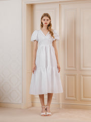 Yarrow Midi Ivory ワンピース