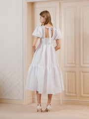 Yarrow Midi Ivory ワンピース