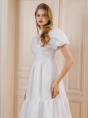 Yarrow Midi Ivory ワンピース