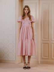 Yarrow Midi Pink ワンピース