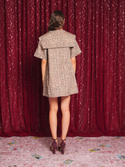Carina Denim Mini Dress Deer Brown / Z