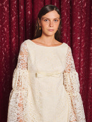 Mira Lace Mini Dress Vintage Cream / Z