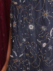 Zodiac Denim Mini Dress Denim Blue / Z