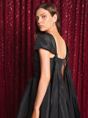 Virelle Taffeta Mini Dress Black / Z