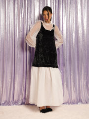 Starlet Velvet Maxi Dress Black / Z