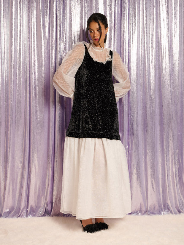 Starlet Velvet Maxi Dress Black / Z