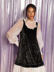 Starlet Velvet Maxi Dress Black / Z
