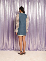 Maxwell Denim Mini Dress Indigo Blue / Z