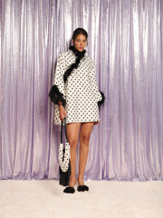 Cyndi Spot Jacquard ミニワンピース