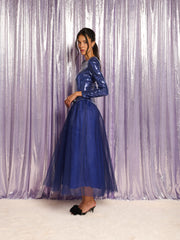 Limelight Sequin Maxi Dress Ultra Violet / Z