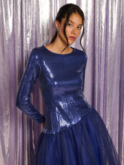 Limelight Sequin Maxi Dress Ultra Violet / Z