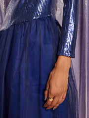 Limelight Sequin Maxi Dress Ultra Violet / Z
