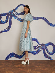 <b>DREAM</b> Cloud Flowers Jacquard ミディワンピース