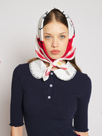 Elodie Print Headscarf Multicolour / Z