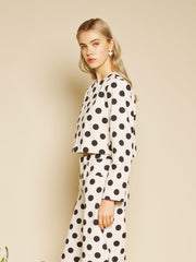 Renée Spot Jacket Black & White / Z