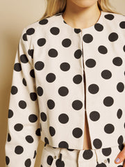 Renée Spot Jacket Black & White / Z
