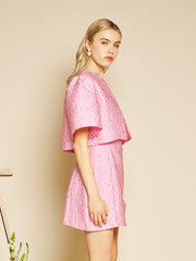 Céleste Gem Jacquard Jacket Flamingo Pink / Z