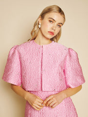 Céleste Gem Jacquard Jacket Flamingo Pink / Z